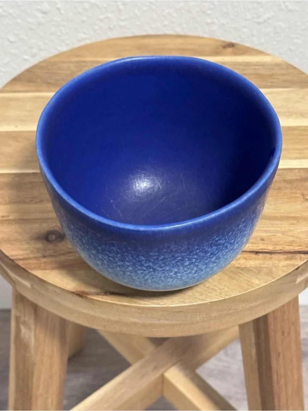 Anthropologie Dalila Ombre Bowl Azure Blue Stoneware